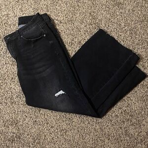 Black Distressed Jeans